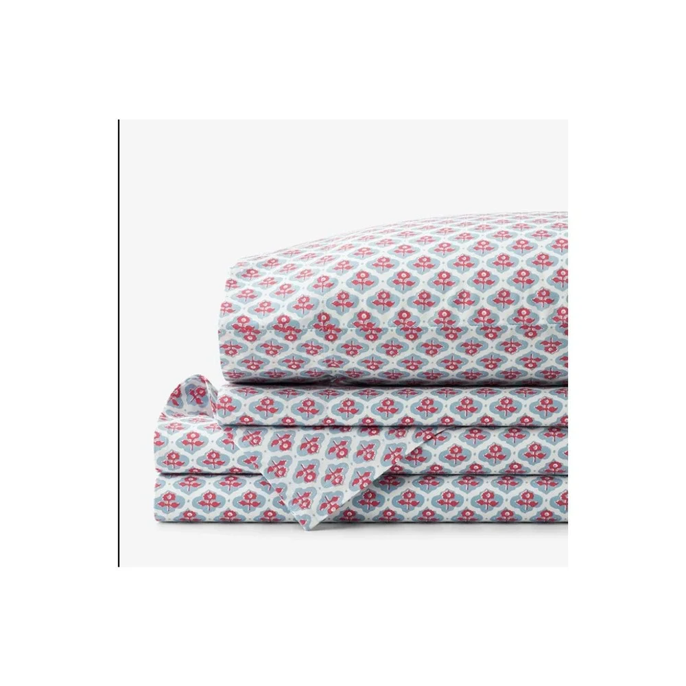 Company Store Mini Garden Block Euro Sham 26‎ In X 26 In NWT